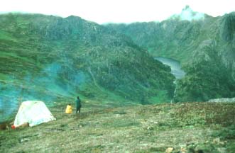 Temporary camp above Zhiziluo